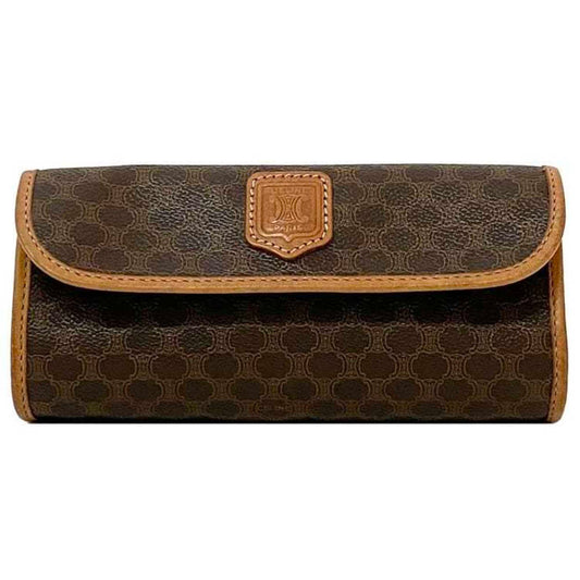 Celine Pvc Brown Clutch Bags