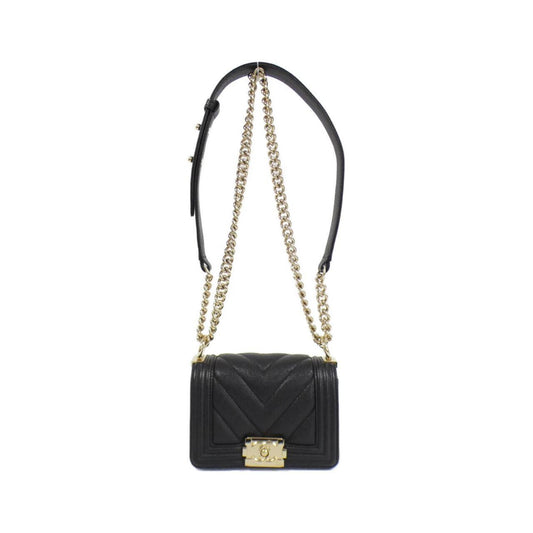 Chanel Calfskin Black Shoulder Bags
