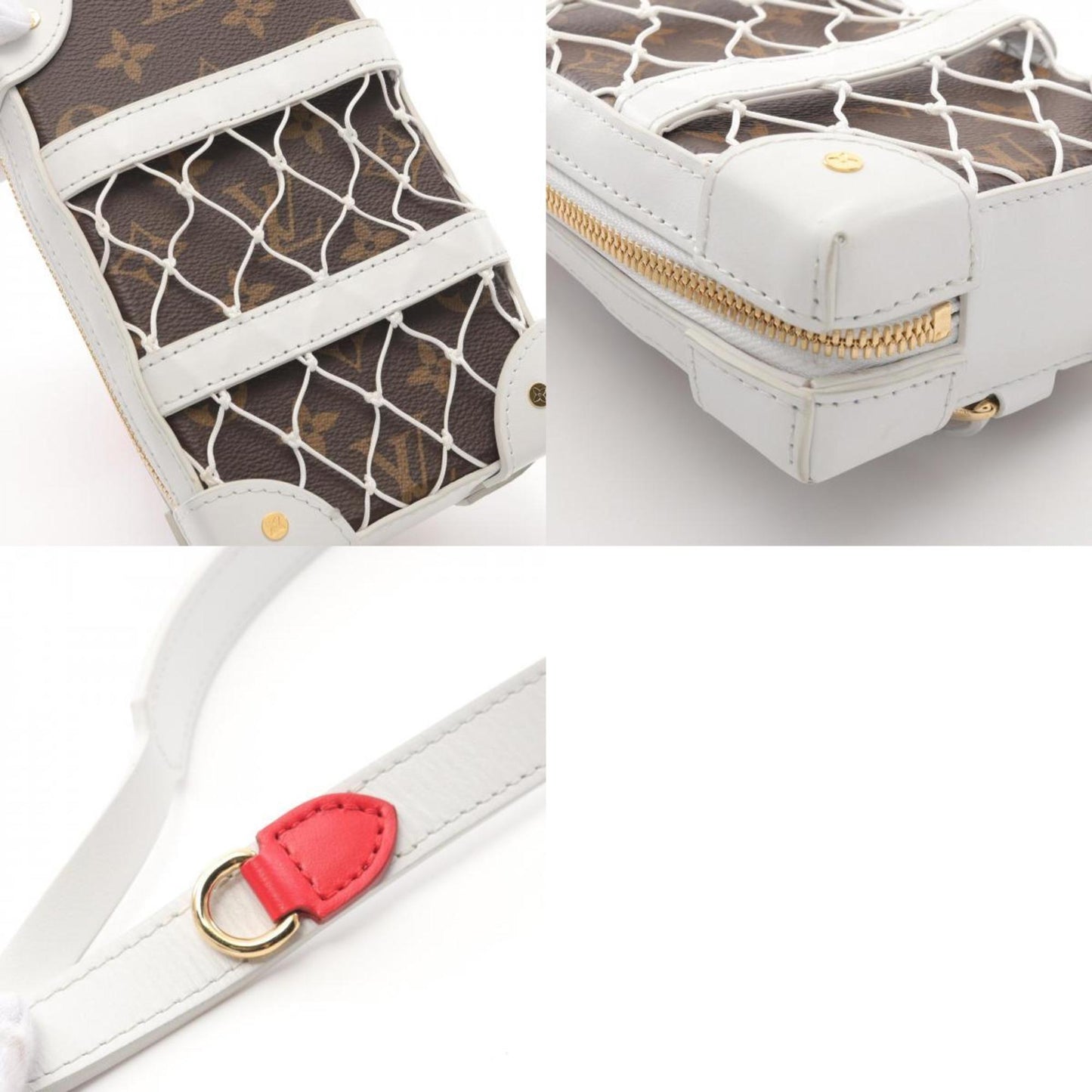 Louis Vuitton Coated Canvas Brown Crossbody Bags