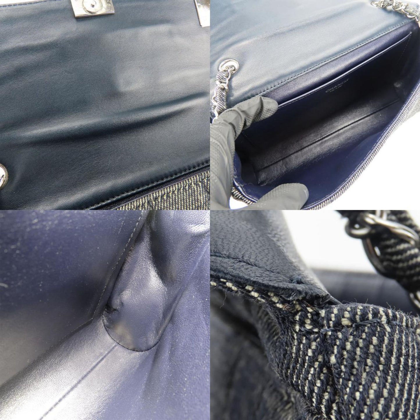 Chanel Denim Blue Shoulder Bags