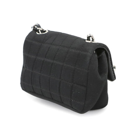 Chanel Satin Black Shoulder Bags