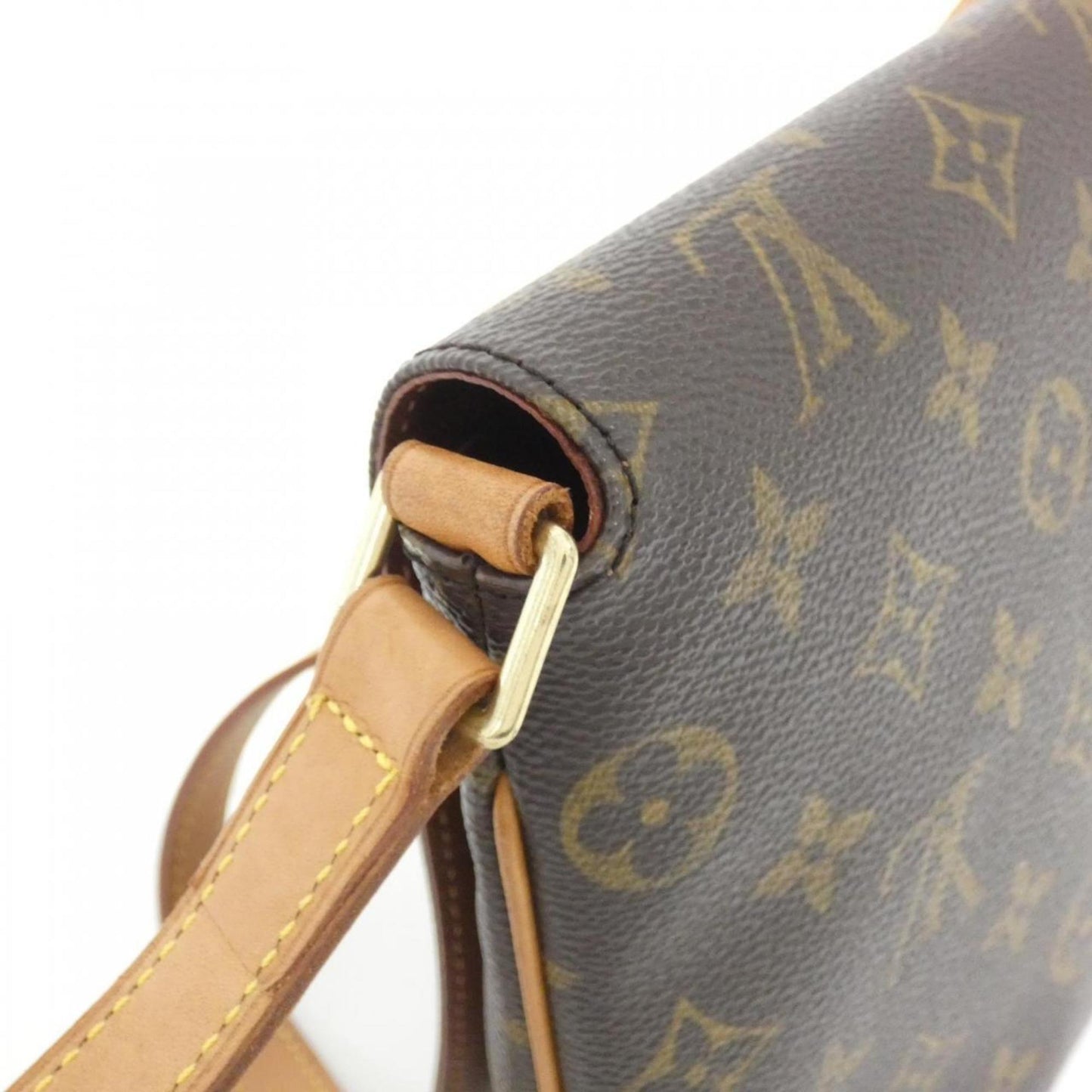 Louis Vuitton Coated Canvas Brown Shoulder Bags