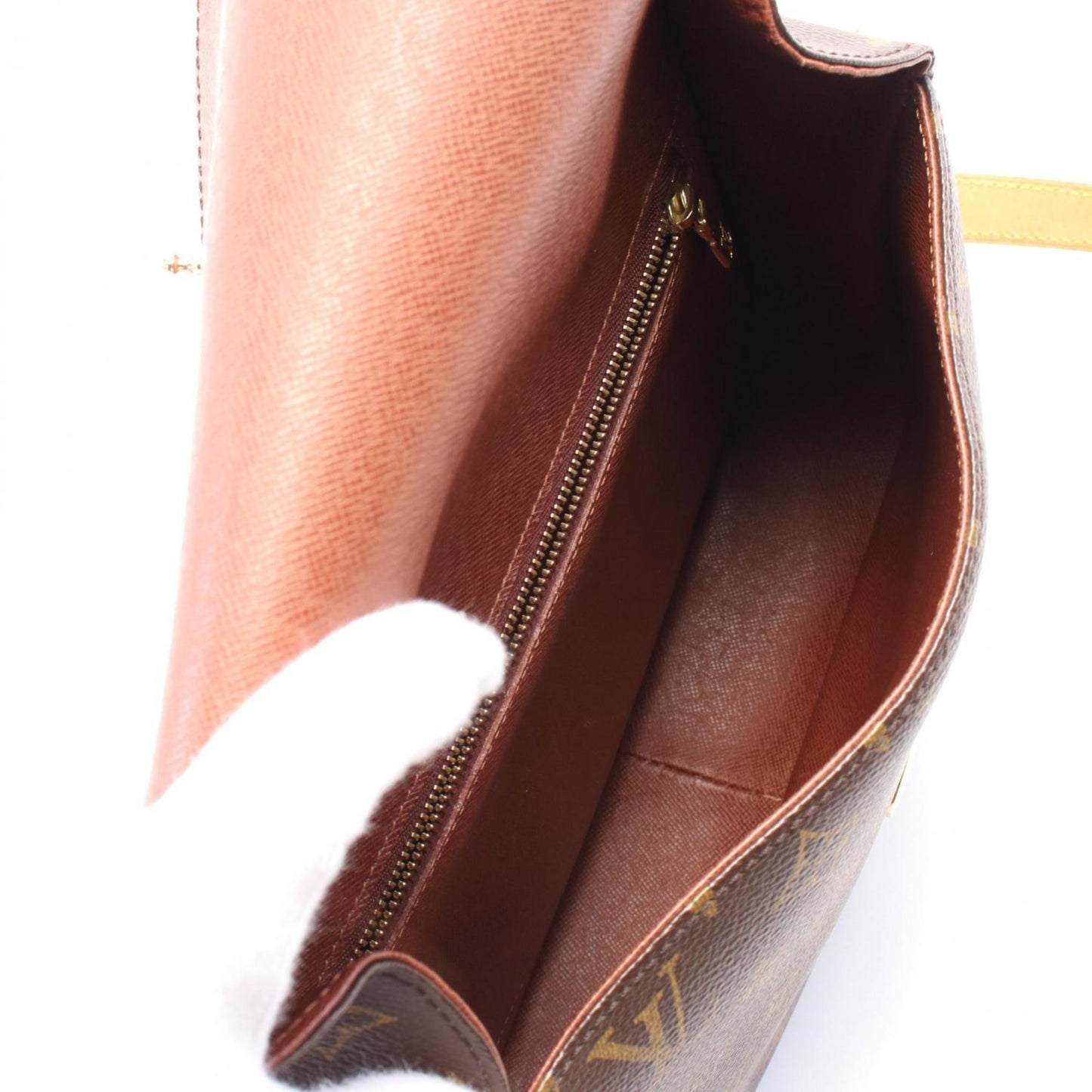 Louis Vuitton Coated Canvas Brown Shoulder Bags