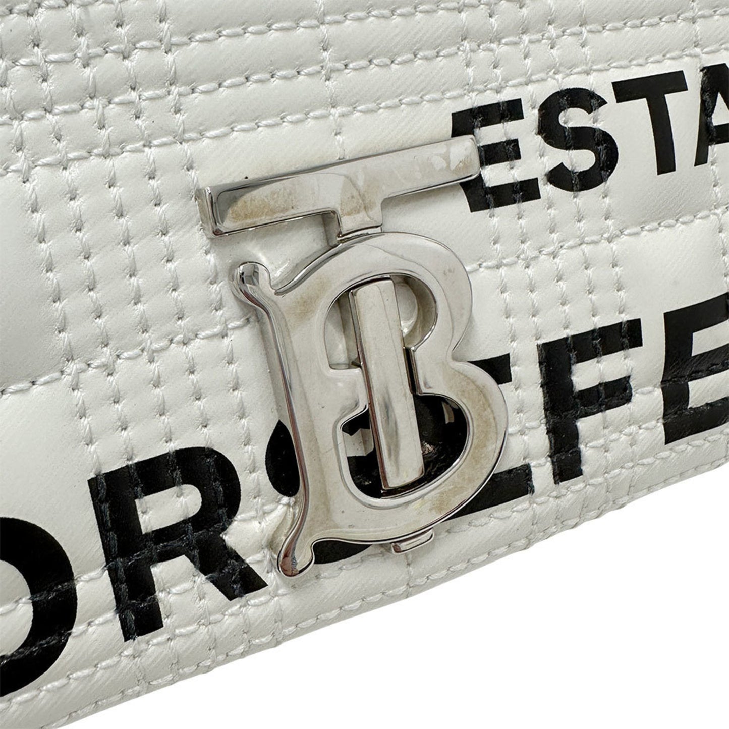 Burberry Pvc White Shoulder Bags