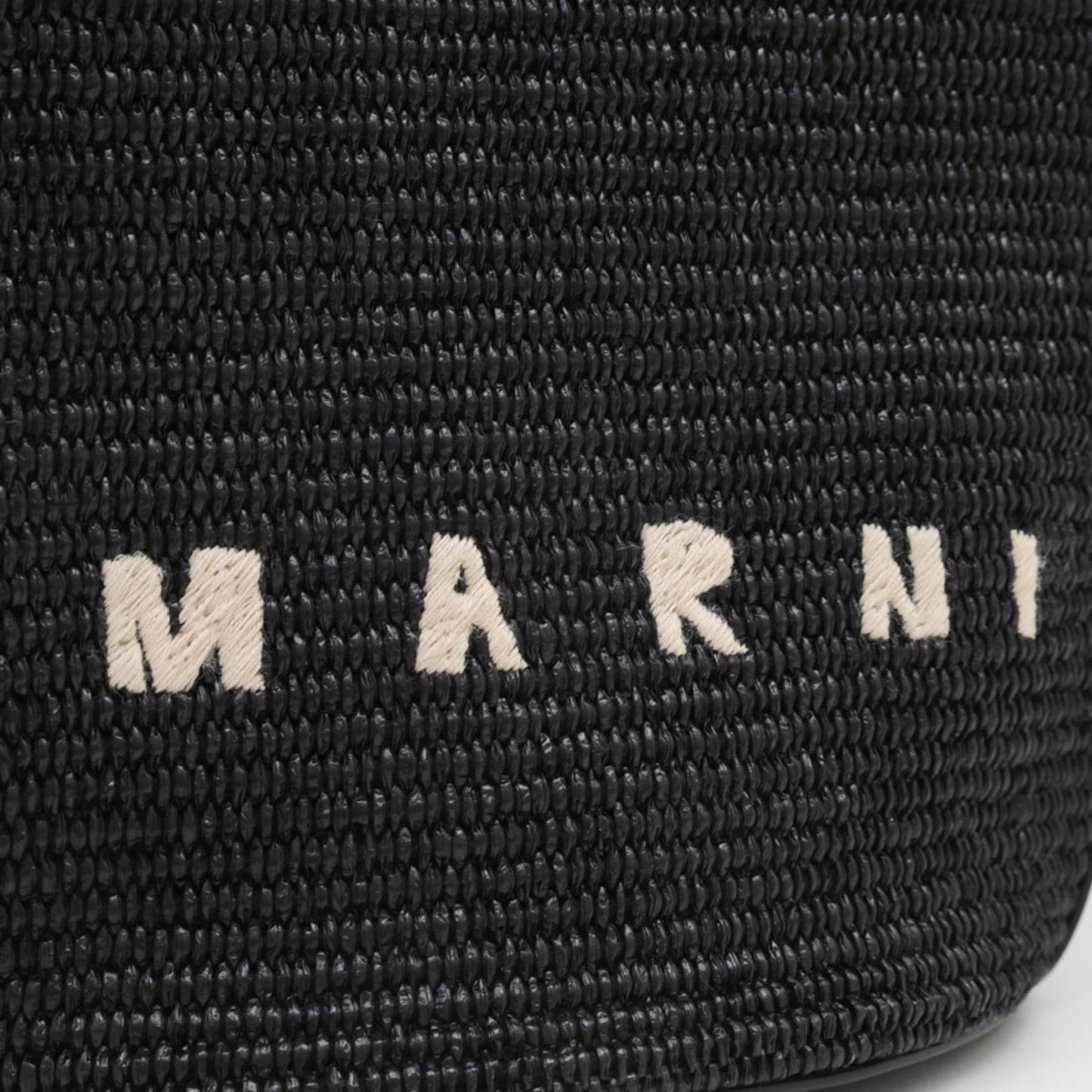 Marni Woven Fabric Black Handbags