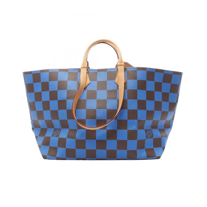 Louis Vuitton Coated Canvas Blue Tote Bags