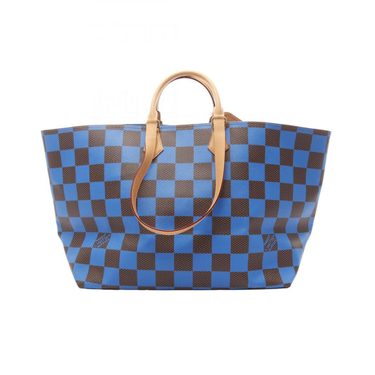 Louis Vuitton Coated Canvas Blue Tote Bags