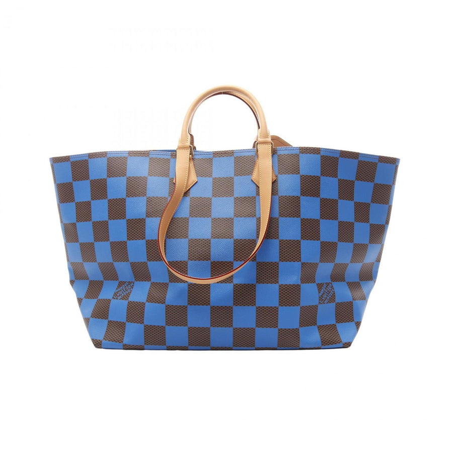 Louis Vuitton Coated Canvas Blue Tote Bags