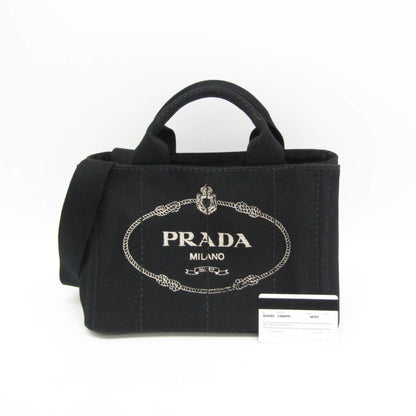 Prada Canvas Black Shoulder Bags
