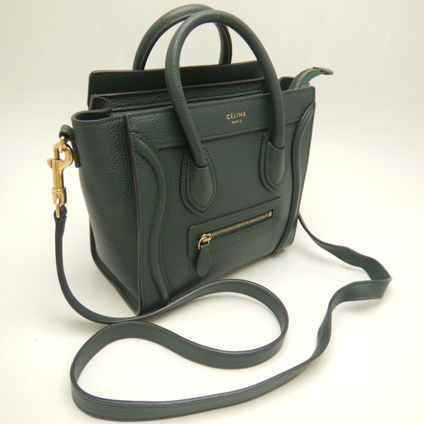 Celine Others Green Handbags