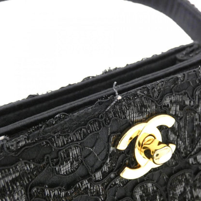 Chanel Satin Black Handbags