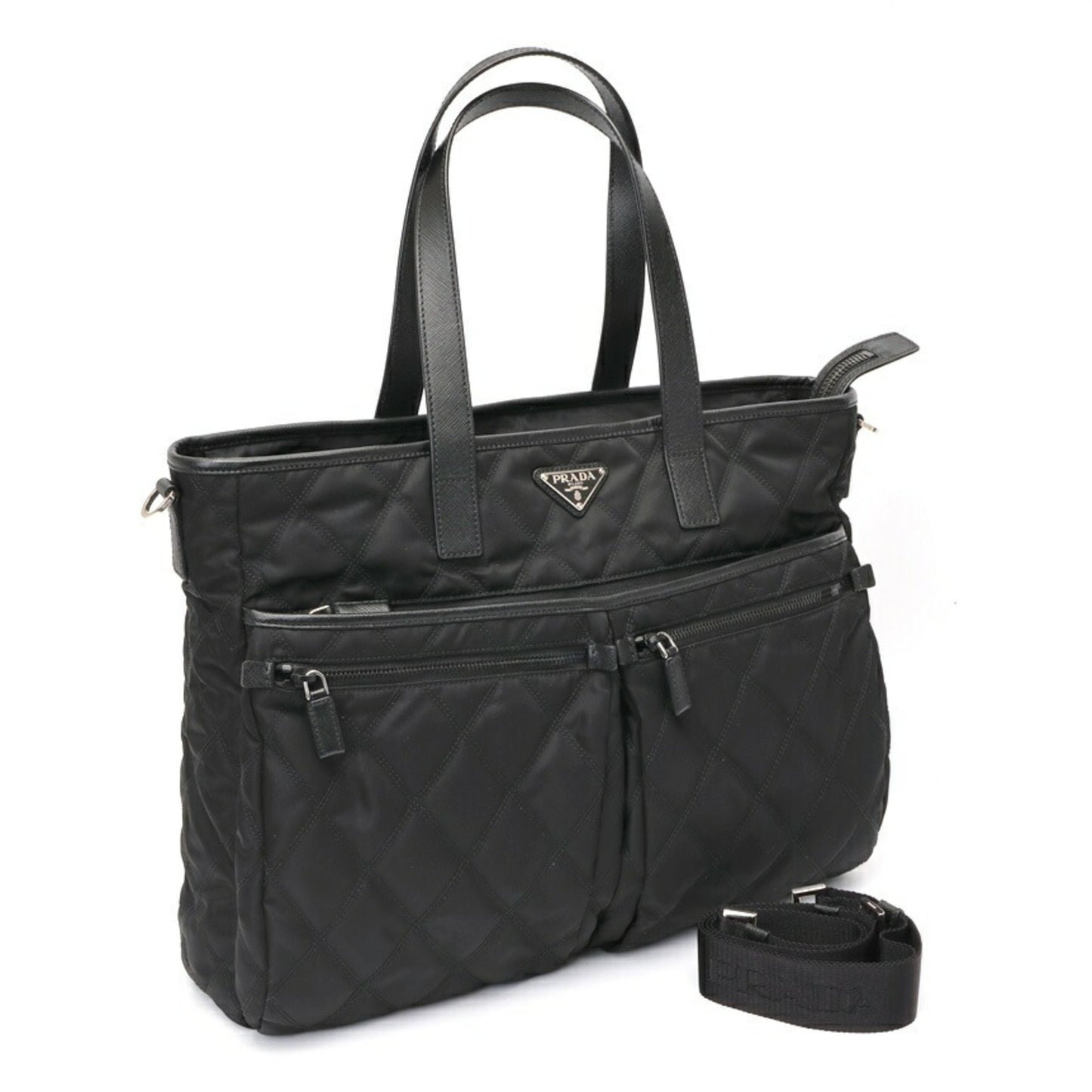 Prada Nylon Black Shoulder Bags