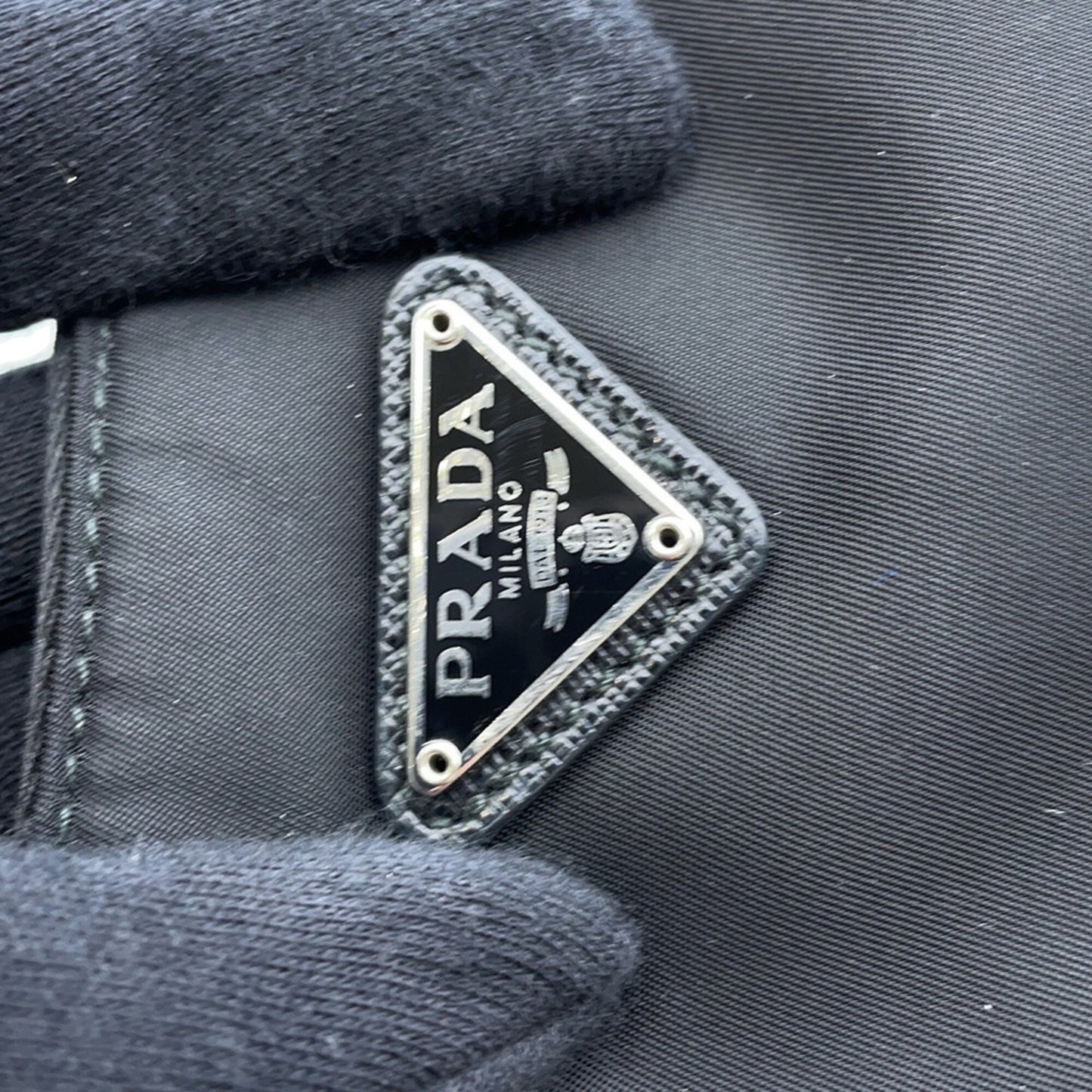 Prada Nylon Black Shoulder Bags