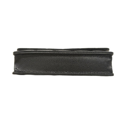 Chanel Calfskin Black Shoulder Bags