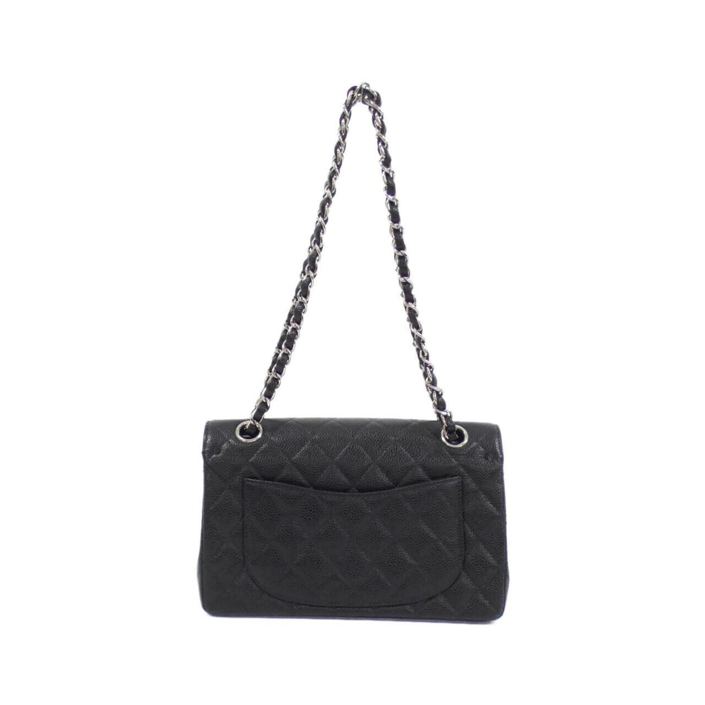 Chanel Calfskin Black Shoulder Bags