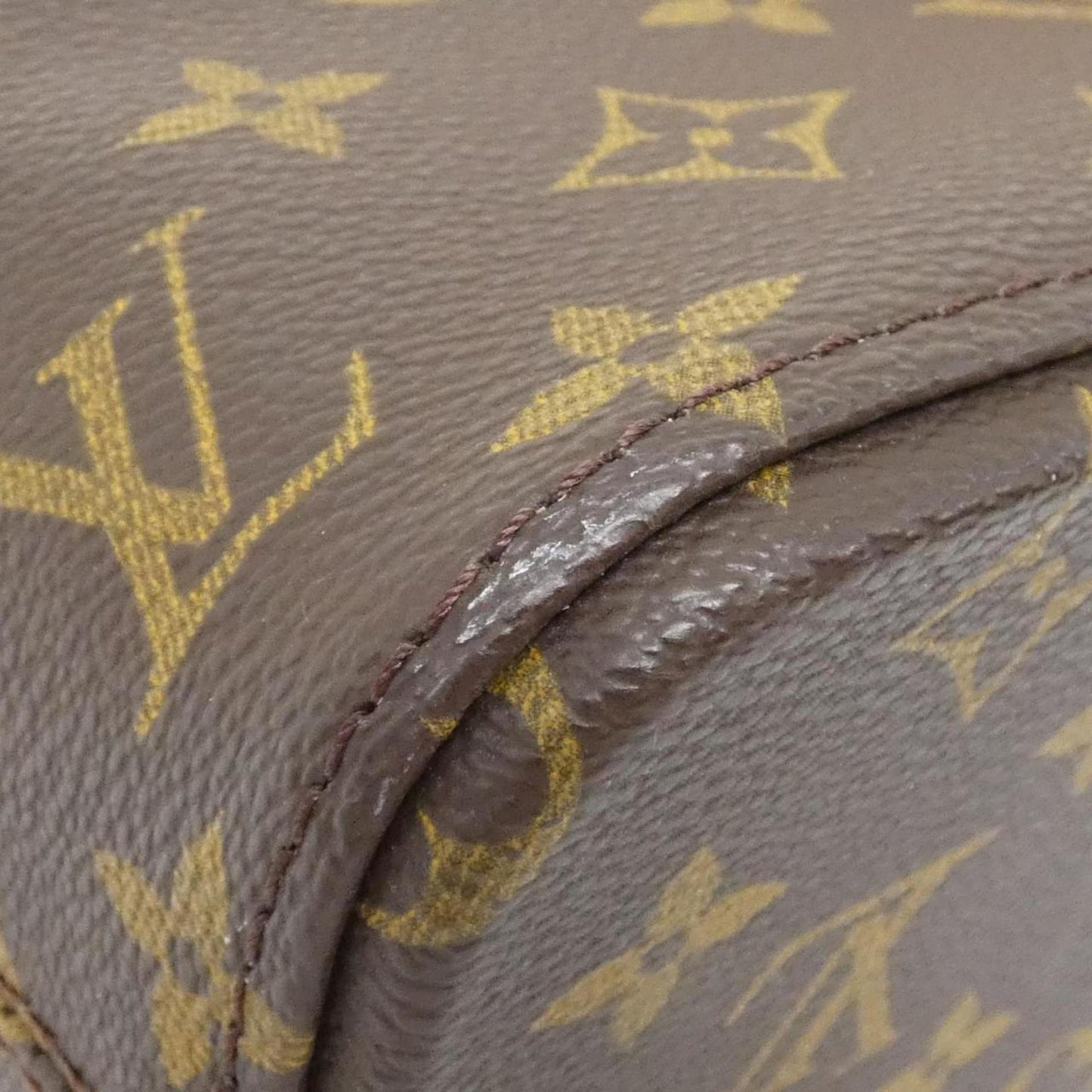 Louis Vuitton Coated Canvas Brown Handbags