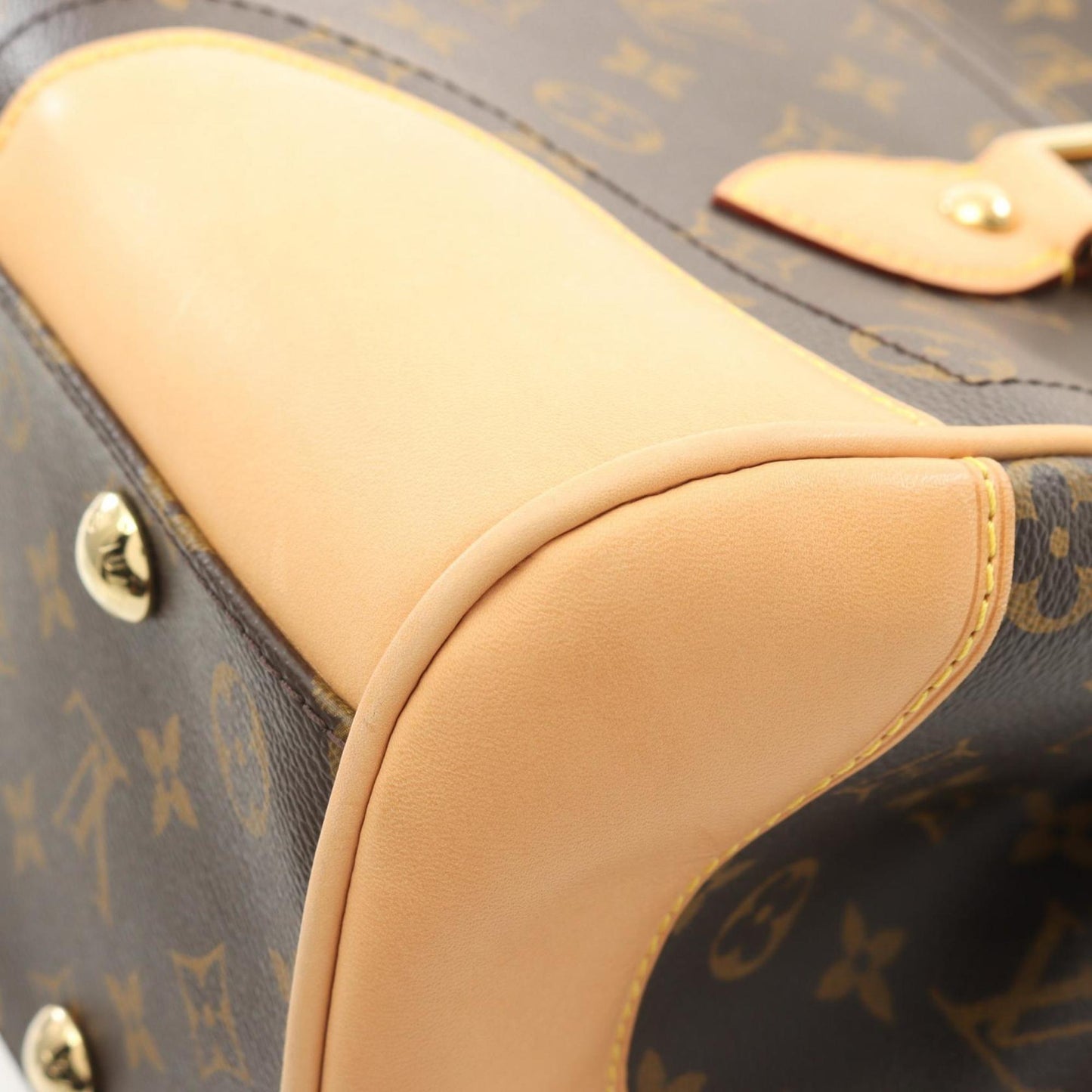 Louis Vuitton Coated Canvas Brown Shoulder Bags