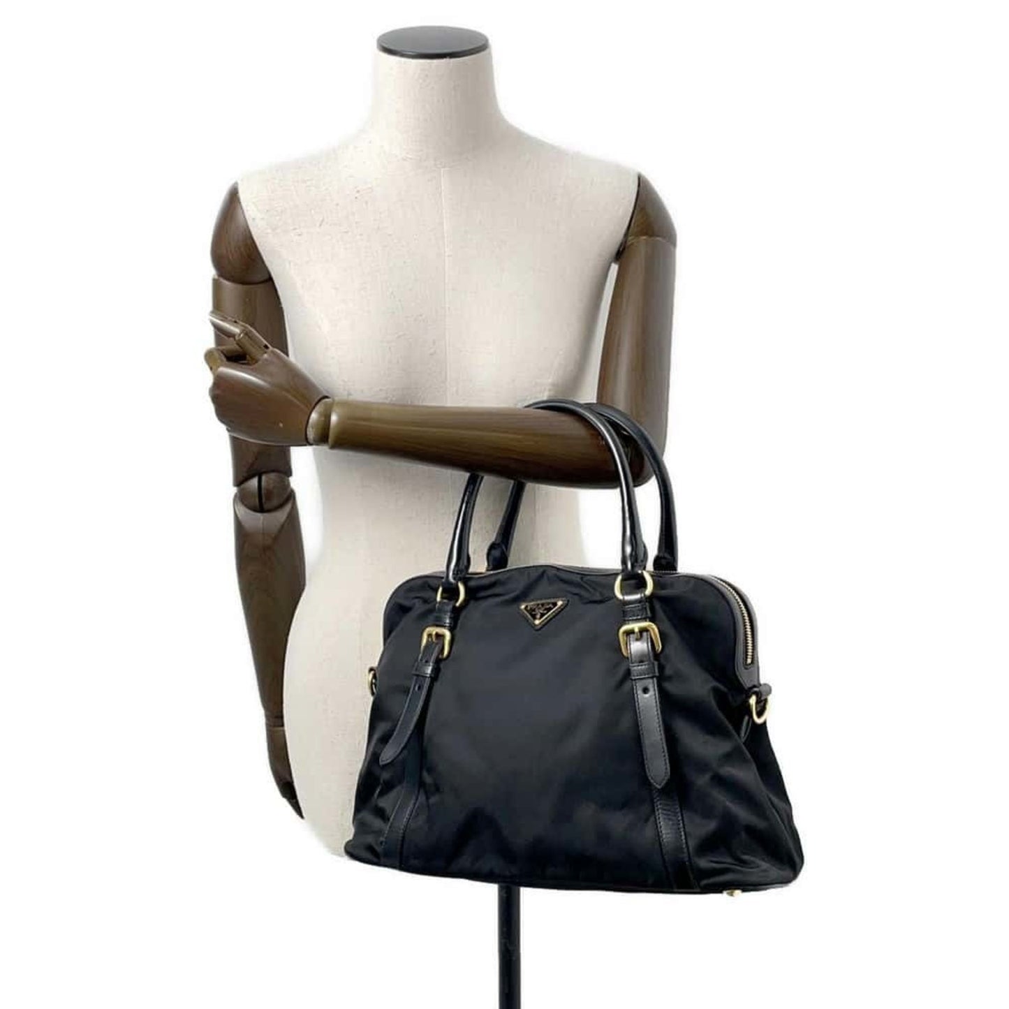 Prada Nylon Black Handbags