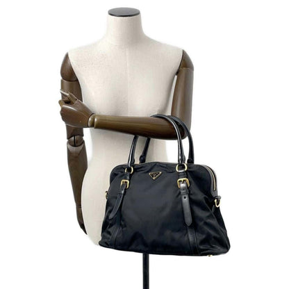 Prada Nylon Black Handbags