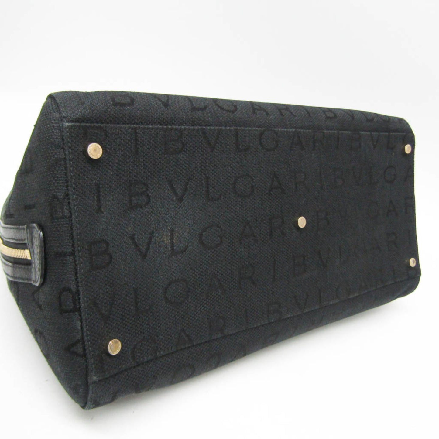 Bvlgari Canvas Black Travel Bags