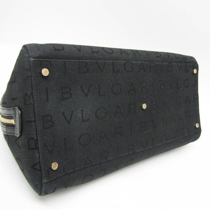Bvlgari Canvas Black Travel Bags