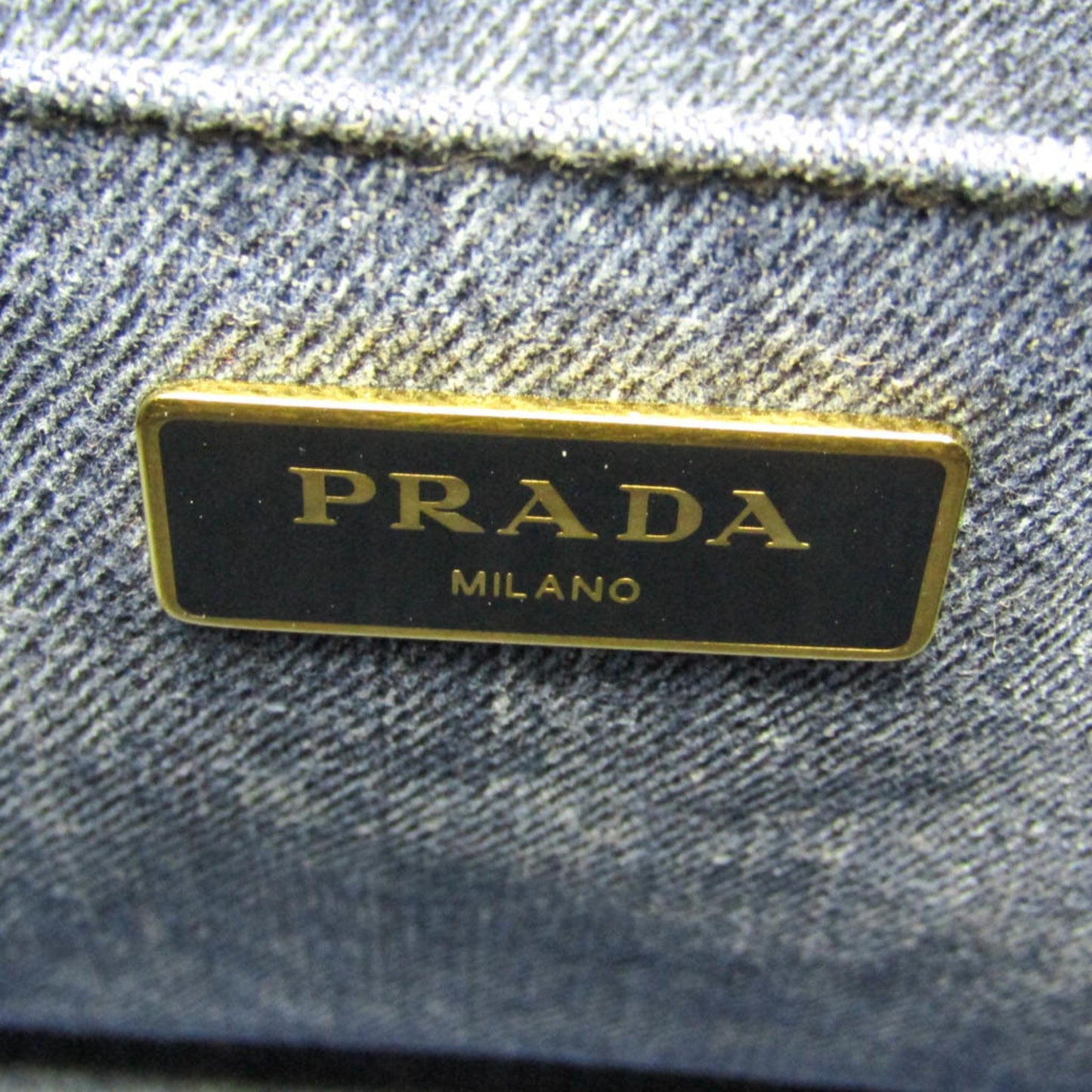 Prada Denim Blue Shoulder Bags
