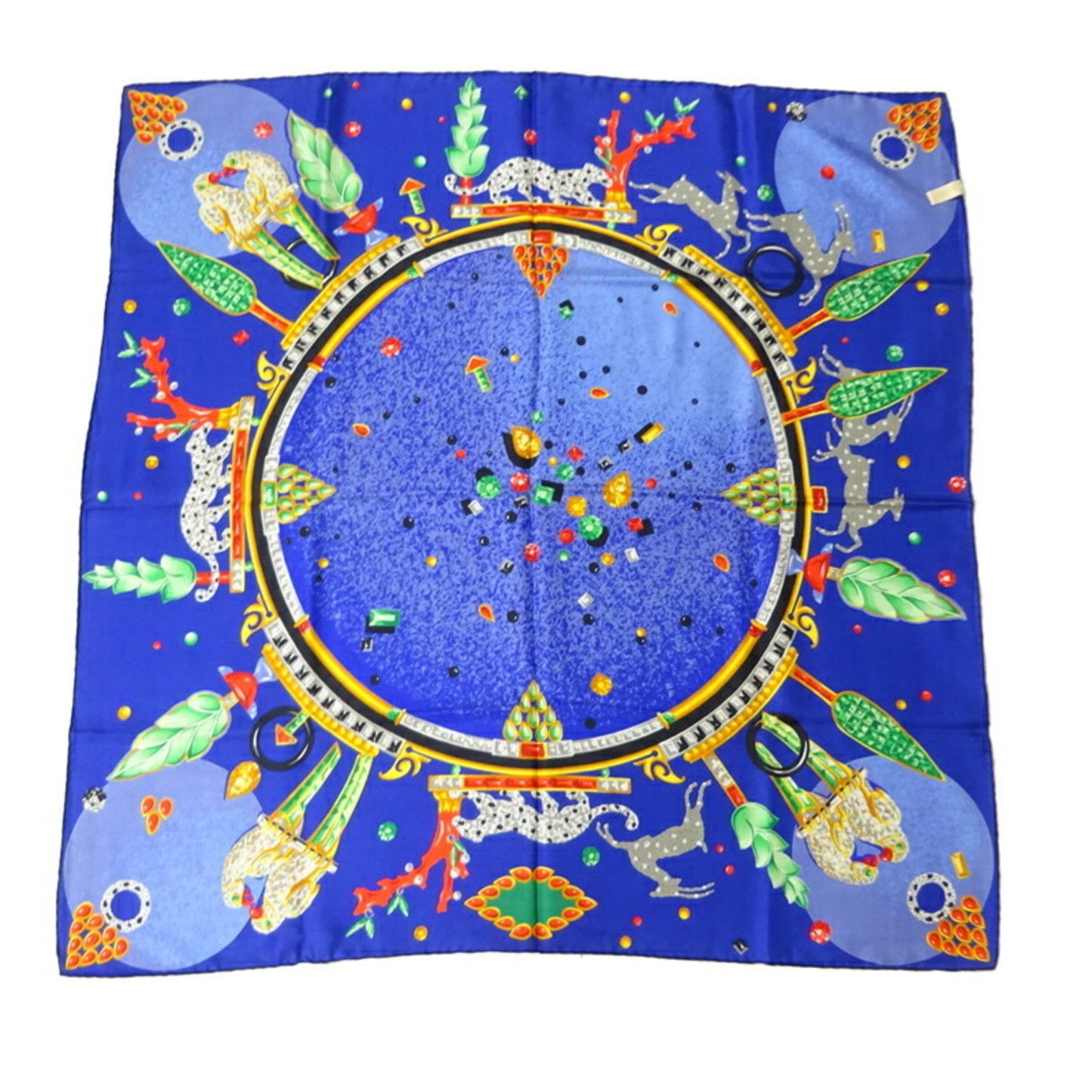 Cartier Silk Blue Scarves