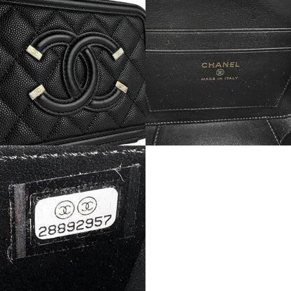 Chanel Caviar Black Shoulder Bags