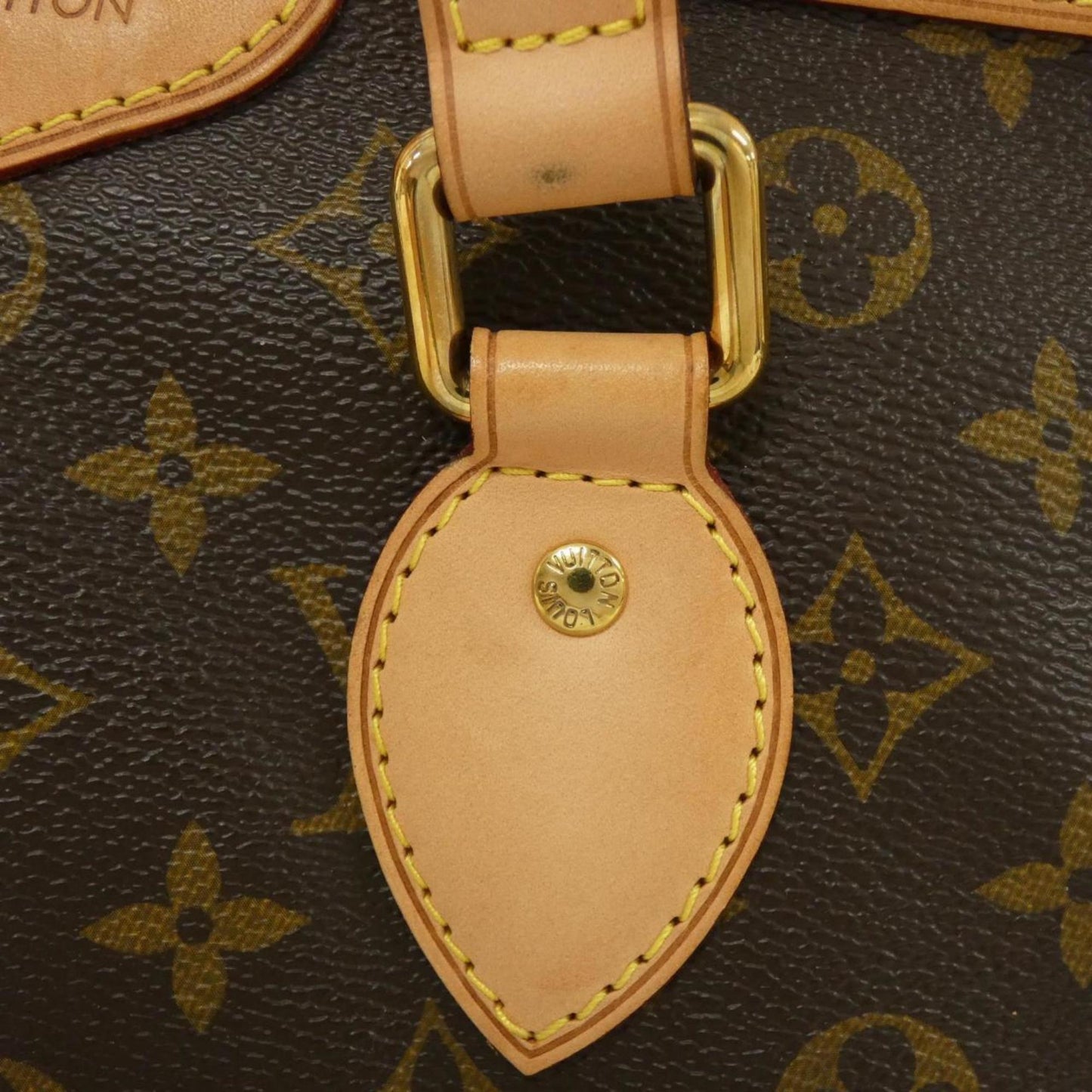 Louis Vuitton Coated Canvas Brown Handbags