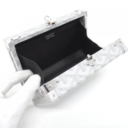 Goyard Coated Canvas Silver Shoulder Bags
