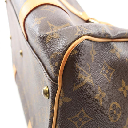 Louis Vuitton Coated Canvas Brown Travel Bags