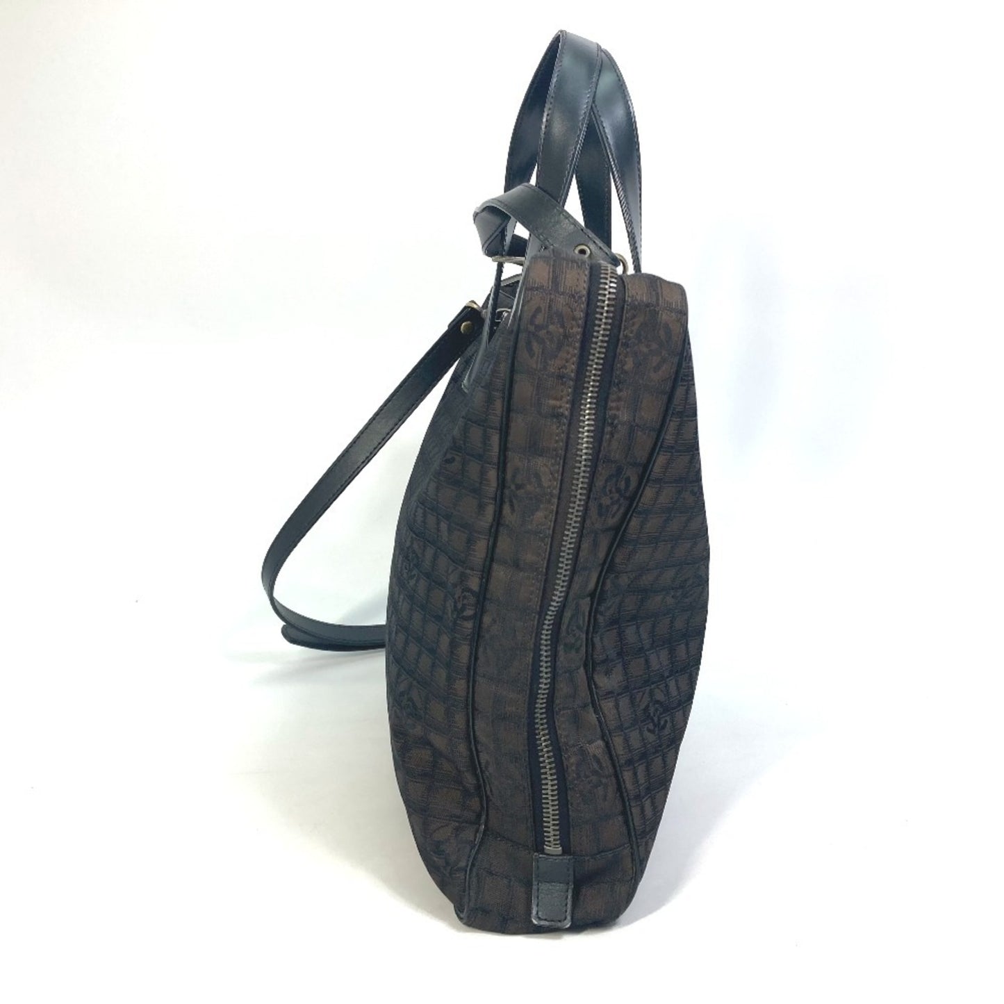 Chanel Nylon Brown Handbags