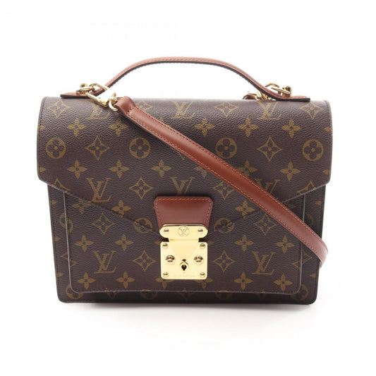 Louis Vuitton Coated Canvas Brown Handbags