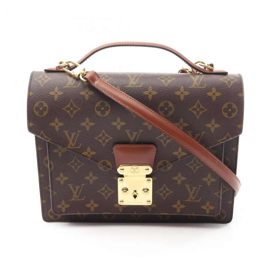 Louis Vuitton Coated Canvas Brown Handbags
