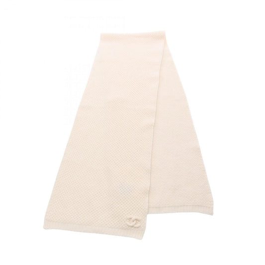Chanel Cashmere White Scarves