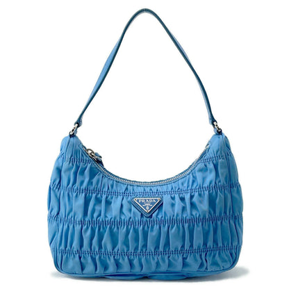 Prada Nylon Blue Shoulder Bags