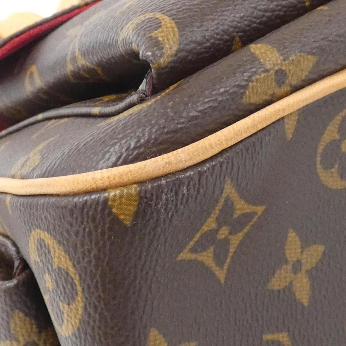 Louis Vuitton Coated Canvas Brown Handbags