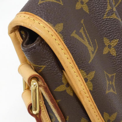 Louis Vuitton Coated Canvas Brown Shoulder Bags
