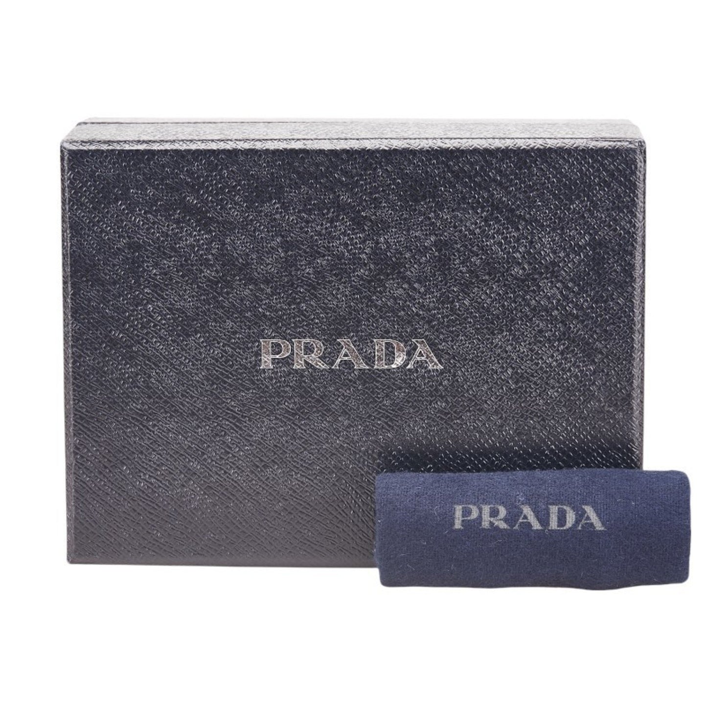 Prada Gold Black Key Rings