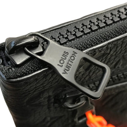 Louis Vuitton Monogram Canvas Black Clutch Bags