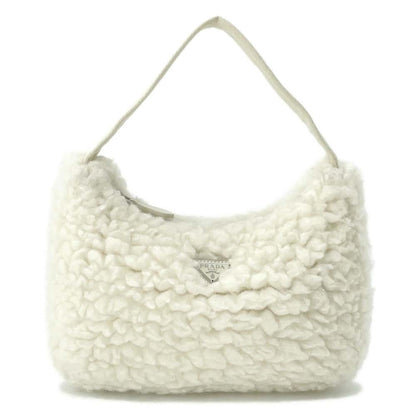 Prada Wool White Handbags