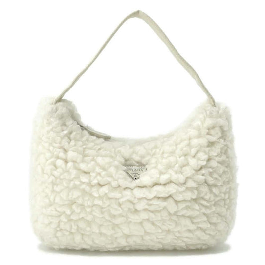 Prada Wool White Handbags