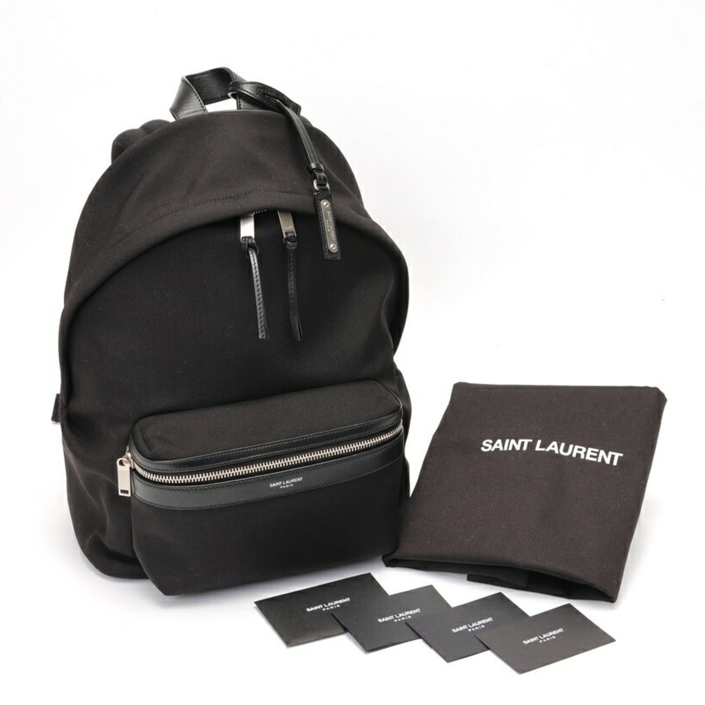 Saint Laurent Canvas Black Backpacks