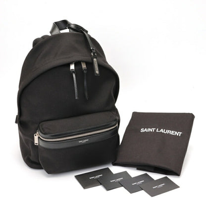 Saint Laurent Canvas Black Backpacks