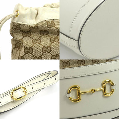 Gucci Canvas White Shoulder Bags