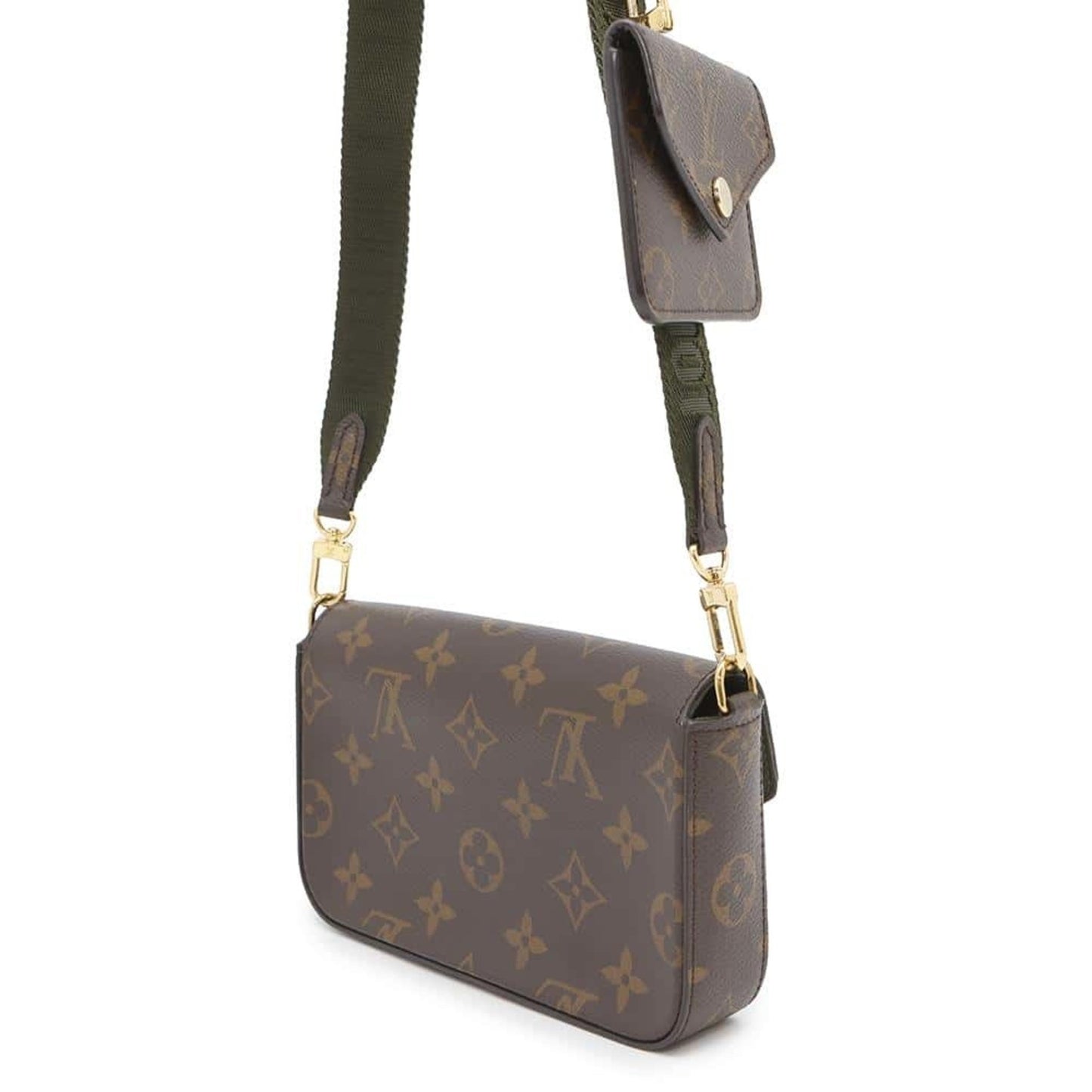 Louis Vuitton Monogram Canvas Green Shoulder Bags