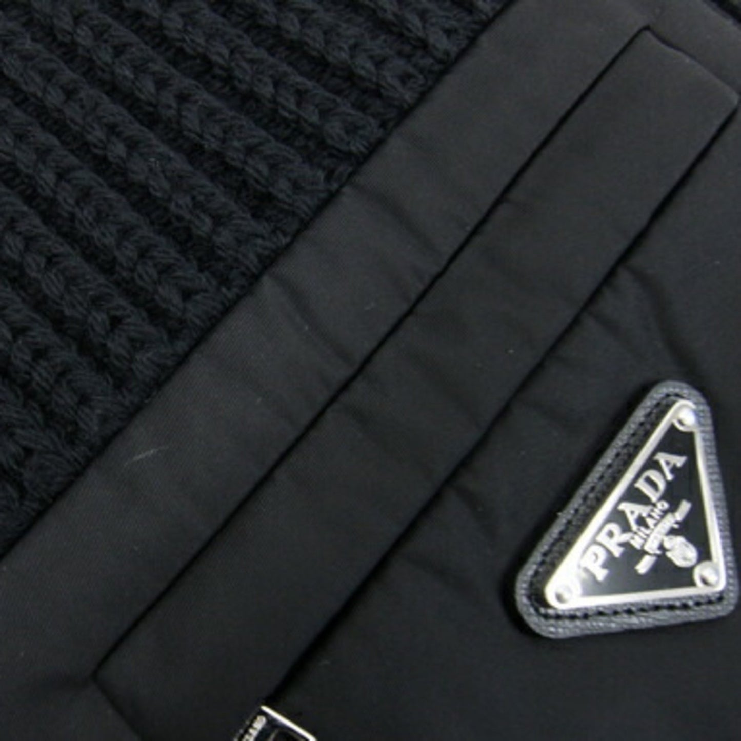 Prada Nylon Black Scarves