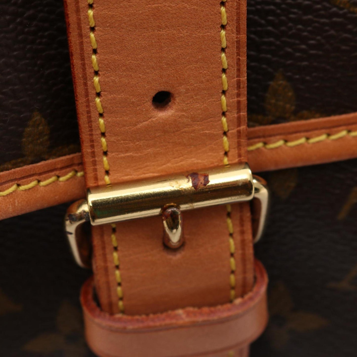 Louis Vuitton Coated Canvas Brown Shoulder Bags