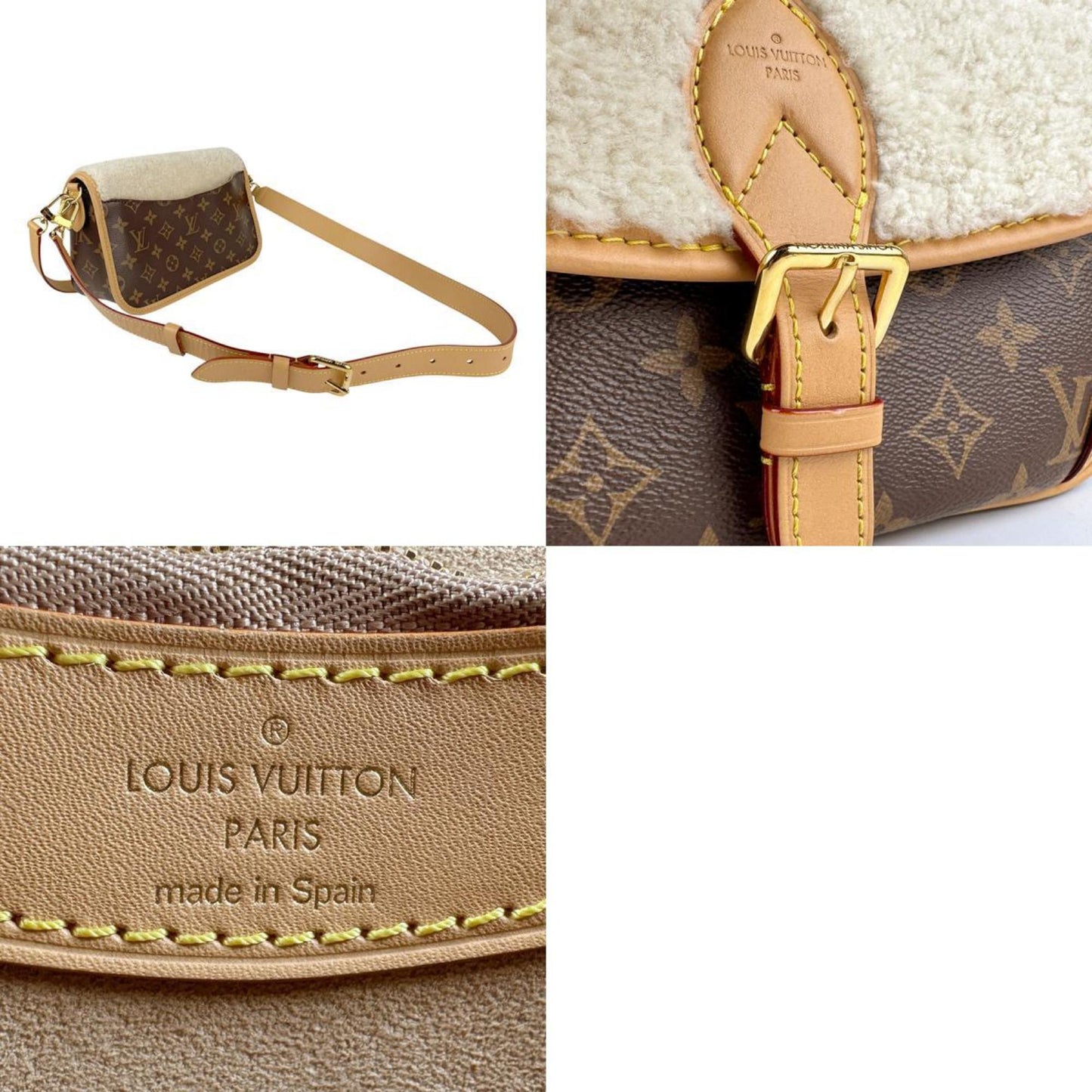 Louis Vuitton Monogram Canvas Brown Shoulder Bags