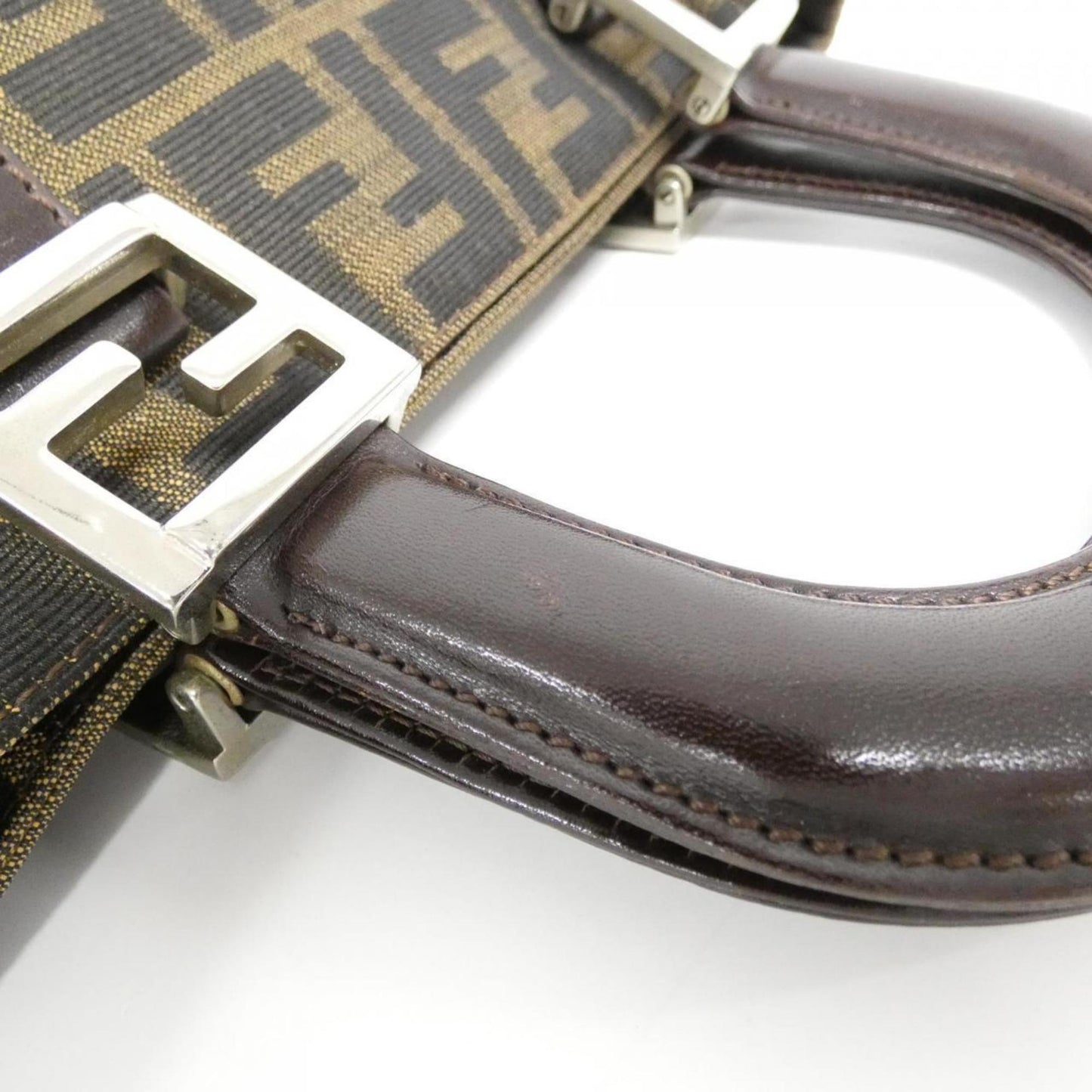 Fendi Canvas Brown Handbags